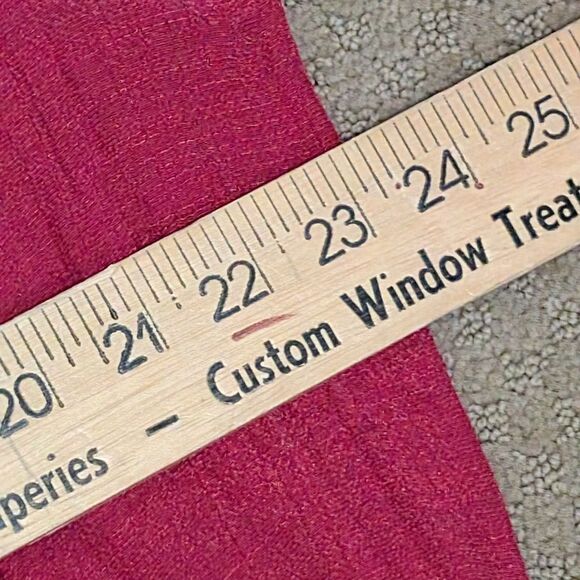 NWT Zac & Rachel Woman Deep Claret long sleeve button front blouse size 1X Plus - Picture 4 of 8